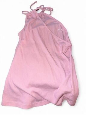 Old Navy Dusty Pink Ribbed Halter / one shoulder Tank